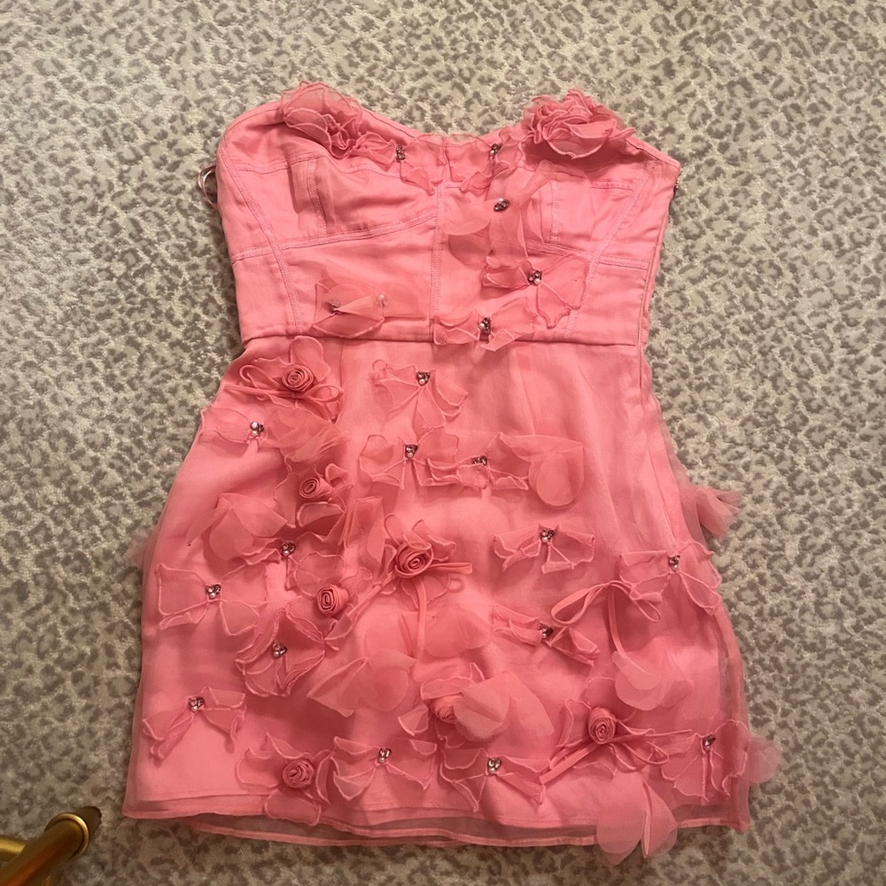 LoveShackFancy pink dress size 2